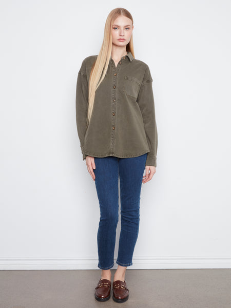 CHARLIE B C4715 BLOUSE