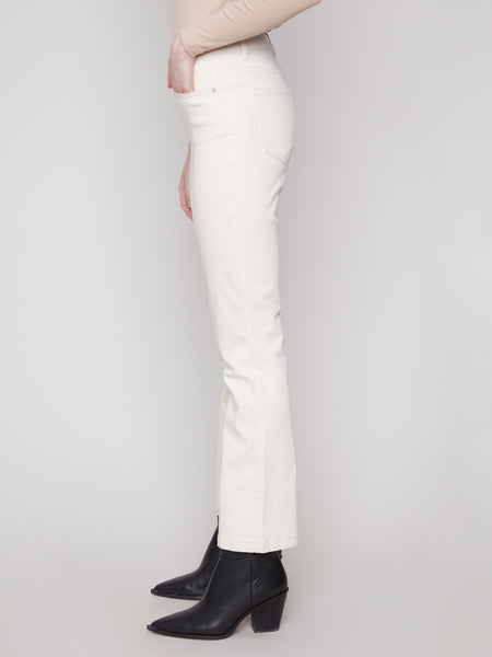 CHARLIE B C5443X BOOTCUT FLEX TWILL PANTS