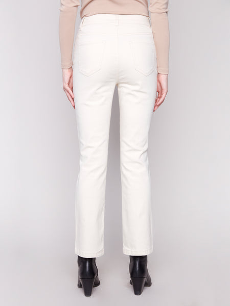 CHARLIE B C5443X BOOTCUT FLEX TWILL PANTS