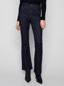 CHARLIE B C5533R BOOTCUT LEG 5 POCKET STRETCH DENIM PANTS