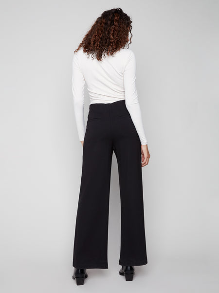 CHARLIE B C5540R PULL ON WIDE LEG PANT