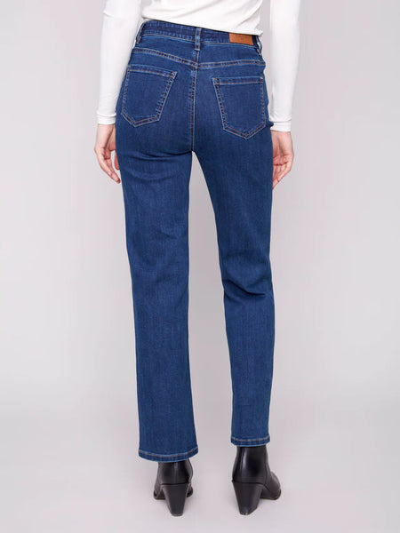 CHARLIE B C5584J CHARLOTTE STRAIGHT LEG JEAN-IN-STOCK DENIM- 2 colours