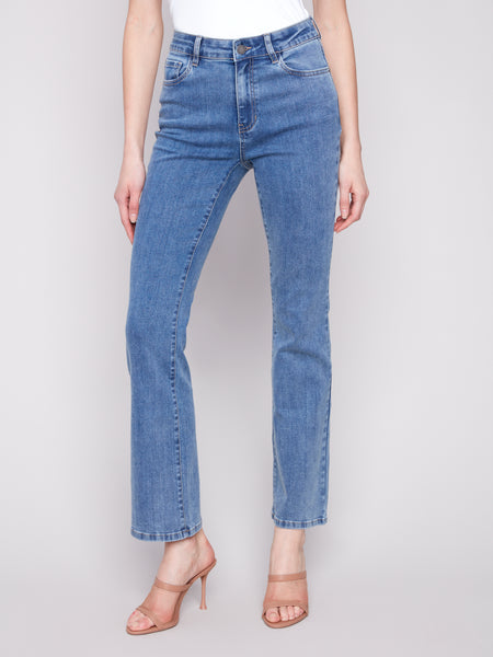 CHARLIE B C5629J CELINE FLARED LEG IN-STOCK JEAN