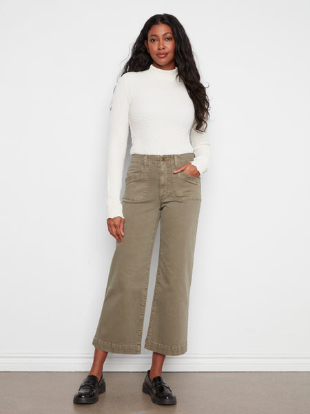 CHARLIE B C5660RR WIDE LEG JEAN 3 colours