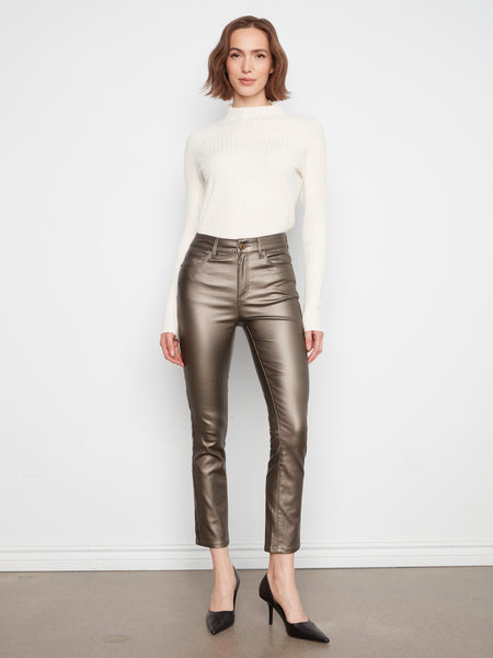 CHARLIE B C5671R METALIC PANT 3 COLOURS