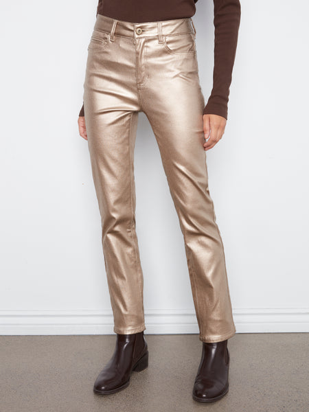 CHARLIE B C5671R METALIC PANT 3 COLOURS