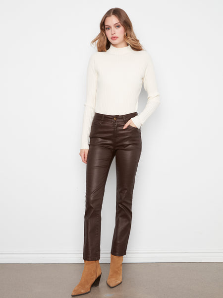 CHARLIE B C5671R METALIC PANT 3 COLOURS