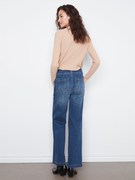 CHARLIE B C5792 WIDE LEG PANT