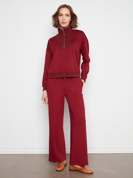 CHARLIE B C5818 KNIT PANT 2 COLOURS