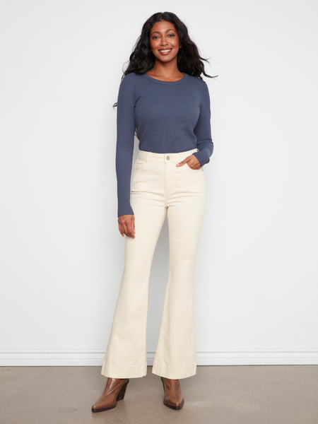 CHARLIE B C5823 NATURAL JEANS