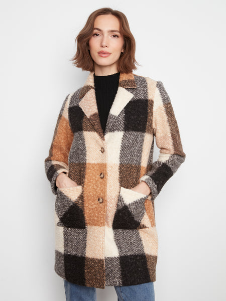 CHARLIE B C6141ZR COAT 2 COLOURS