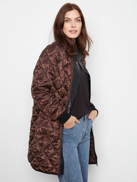 CHARLIE B C6313RPR REVERSIBLE JACKET 2 COLOURS