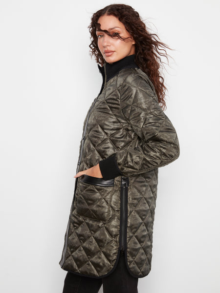 CHARLIE B C6313RPR REVERSIBLE JACKET 2 COLOURS