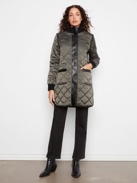 CHARLIE B C6313RPR REVERSIBLE JACKET 2 COLOURS