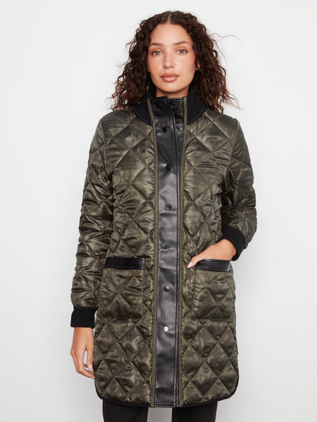 CHARLIE B C6313RPR REVERSIBLE JACKET 2 COLOURS