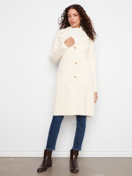 CHARLIE B C6326RR KNIT SWEATER COAT