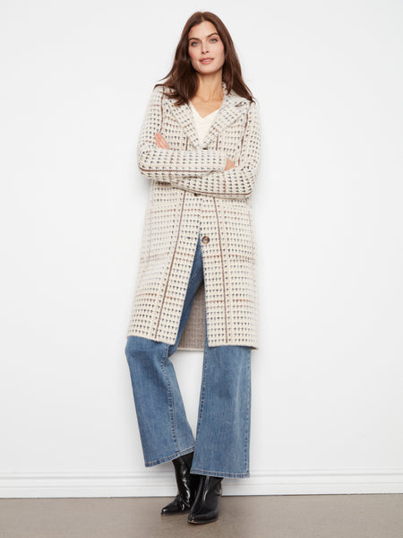 CHARLIE B C6326RR KNIT SWEATER COAT