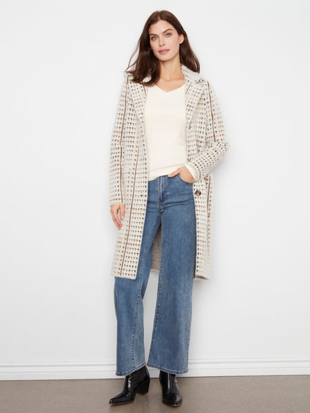 CHARLIE B C6326RR KNIT SWEATER COAT