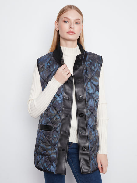 CHARLIE B C6385R REVERSIBLE VEST 2 COLOURS