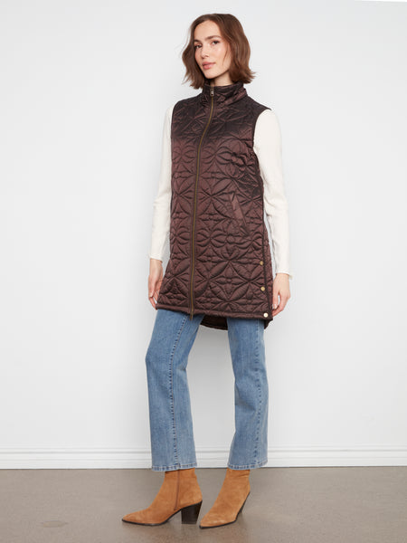 CHARLIE B C6426 VEST 3 COLOURS