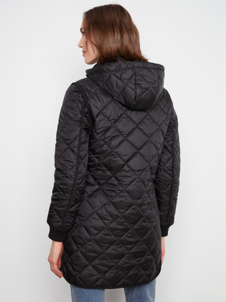CHARLIE B C6430 COAT WITH HOOD 3 COLOURS