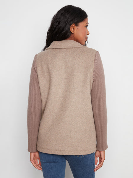 CHARLIE B C6436 SWEATER COAT
