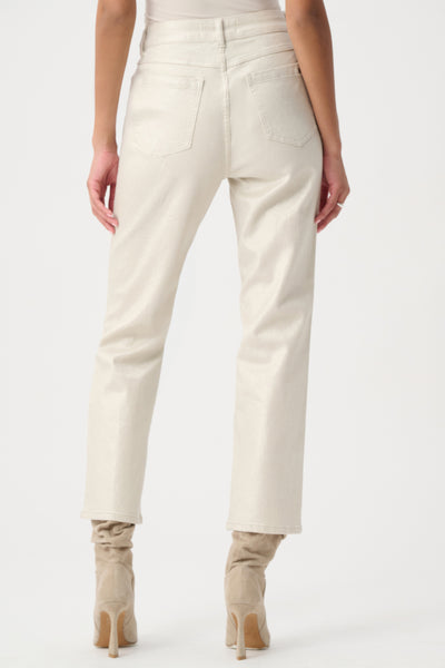 JOSEPH RIBKOFF 264913 CLASSIC STRAIGHT LEG METALLIC JEANS
