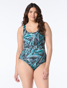 GABAR G5R419 CROSS BACK ONE-PIECE SWIMSUIT