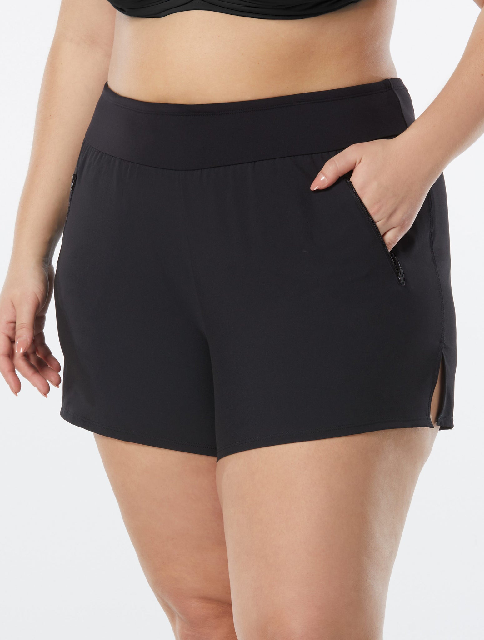 BEACH HOUSE PLUS HW58102 APRIL STRETCH WOVEN SWIM SHORT- 2 colours