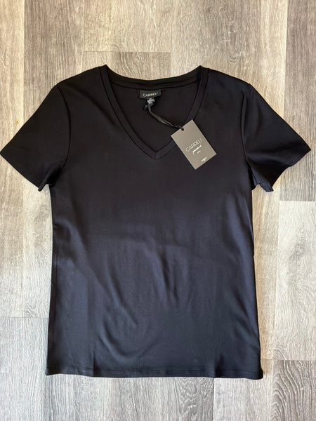 CARREIL S031 PIMA COTTOM V-NECK T-SHIRTS  3 COLOURS