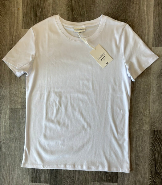 CARREIL S028  PIMA COTTOM CREW NECK T-SHIRTS  3 COLOURS