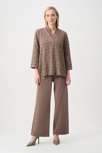 JOSEPH RIBKOFF 263095 Bubble Jacquard & Memory Straight Top 2 COLOOURS