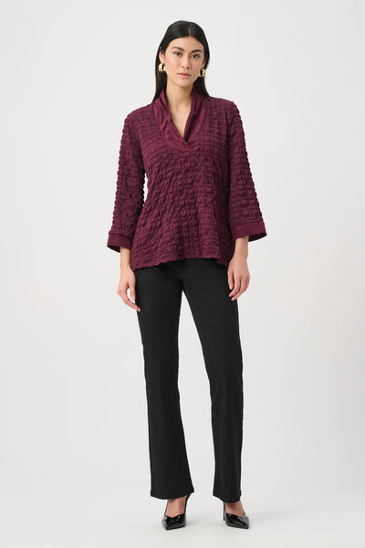 JOSEPH RIBKOFF 263095 Bubble Jacquard & Memory Straight Top 2 COLOOURS