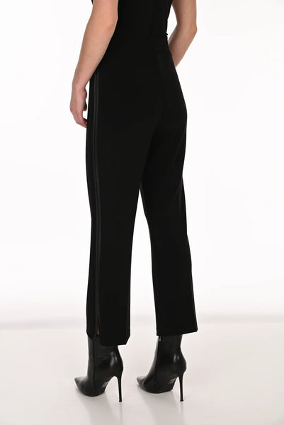 FRANK LYMAN 263011 PANT WITH FAUX LEATHER TRIM