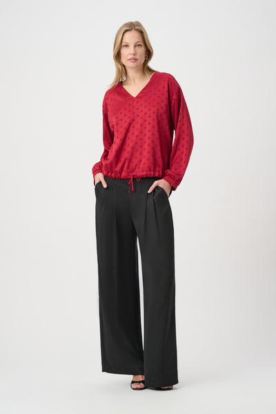 Joseph Ribkoff 264101 Drawstring Hem Cocoon Top