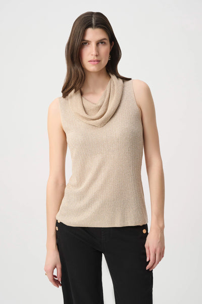 Joseph Ribkoff 264929 Rhinestone Cowl Neck Top
