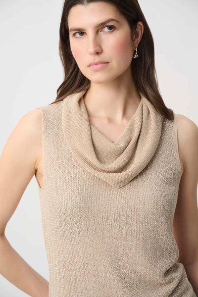 Joseph Ribkoff 264929 Rhinestone Cowl Neck Top
