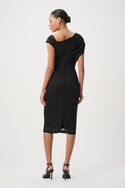 Joseph Ribkoff 264200 Lace Off-Shoulder Sheath Dress