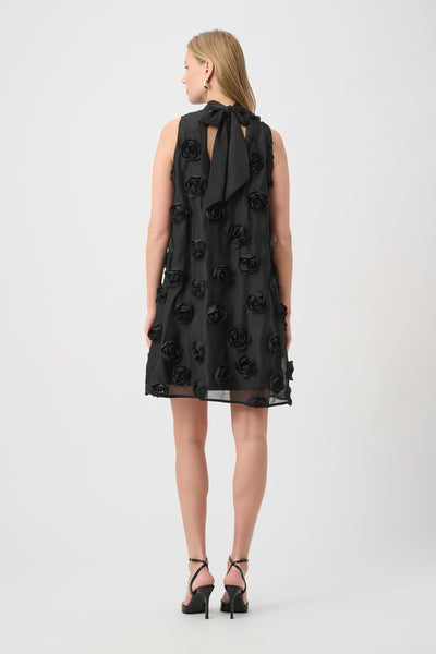 Joseph Ribkoff 264201 Textured Floral Trapeze Dress