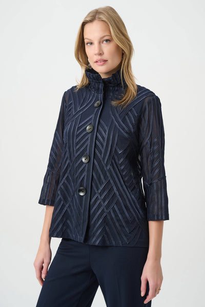 Joseph Ribkoff 264710 Tone-on-Tone Soutache Jacket