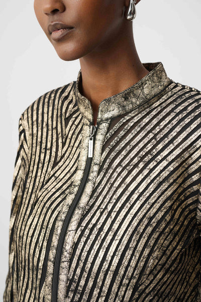 Joseph Ribkoff 264908 Metallic Soutache Fitted Jacket