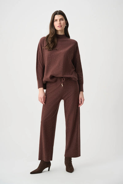 Joseph Ribkoff 264931 Sequin Knit Drawstring Culottes