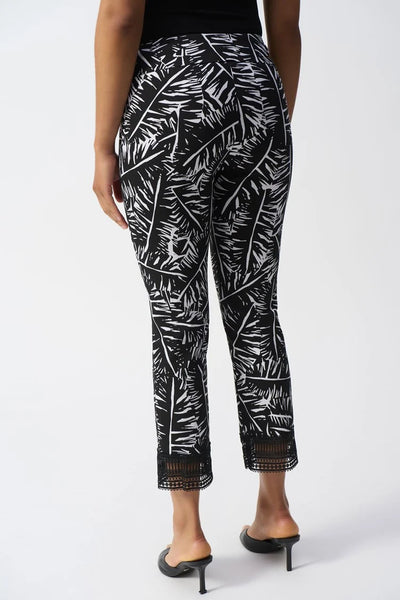 JOSEPH RIBKOFF 251218 Millennium Tropical Print Pull-On Pants