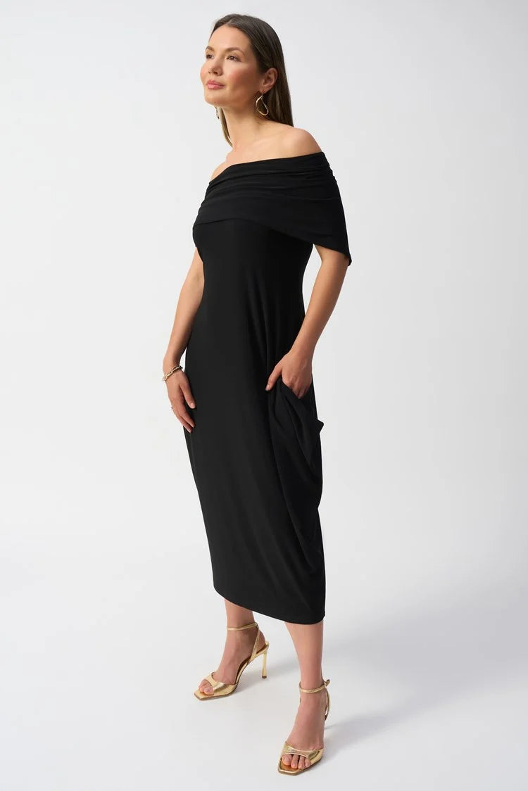 JOSEPH RIBKOFF 251205 Silky Knit Cocoon Dress – Serena's Ladies Wear