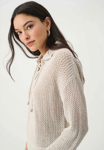 Joseph Ribkoff 271904 Sequin Polo Sweater