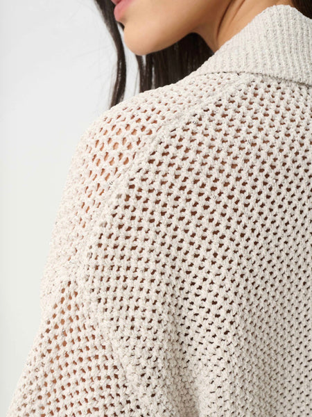 Joseph Ribkoff 271904 Sequin Polo Sweater