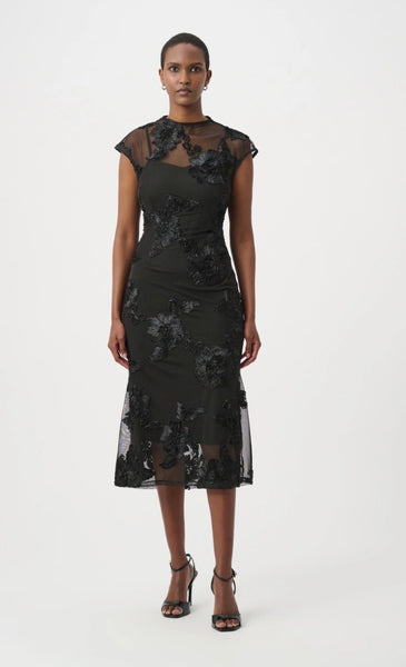 Joseph Ribkoff 264143 Embellished Trumpet Dress