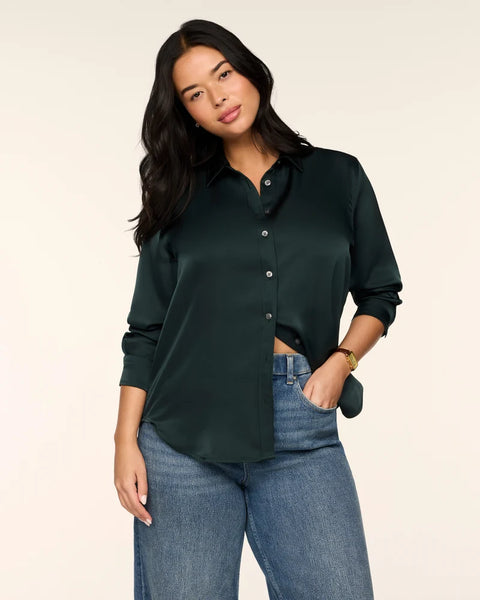 SPANX 21680R Silky Smooth Button Down Shirt
