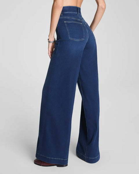 SPANXshape 21558R  EveryWear Pull-On Wide Leg Jeans