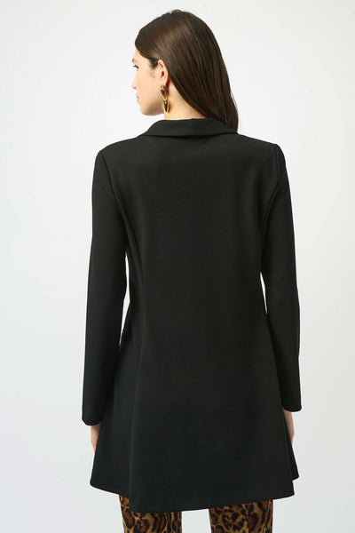 JOSEPH RIBKOFF 253068 SCUBA CREPE FIT AND FLARE COAT